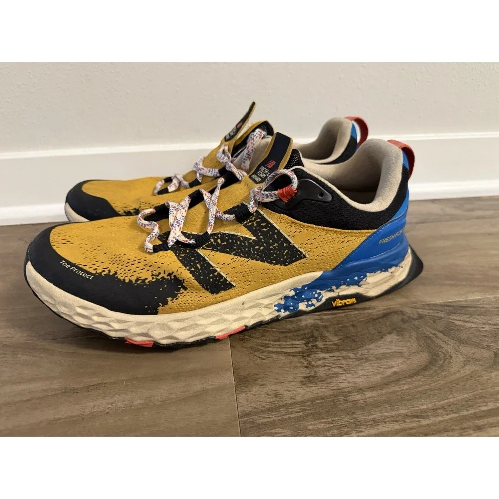 New Balance Fresh Foam X Hierro V5 Shoes Men 14 Varsity Gold Blue MTHIERY5